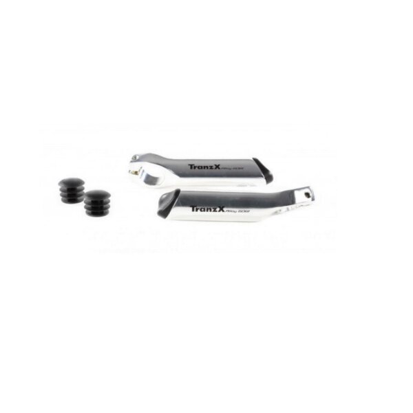 TransX Bar End - Alu,95mm,Ergonomisch Geformt,für 22,2mm Lenker