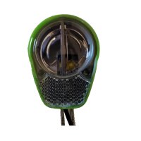 Spanninga Scheinwerfer Roxeo XDA Nabendynamo LED - Gr&uuml;n 25LUX + Tagfahrlicht