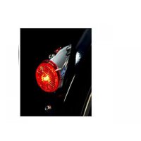 Retro CLASSICO LED Schwarz  + Retro Batterie Schutzblech Rücklicht Set inkl.Prüfzeichen