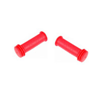 Lenkergriffe Kinder Rot mit Prallschutz