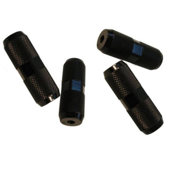 2x BMX MINI PEGS,ACHSVERLÄNGERUNG FREESTYLE,schwarz