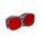 LED Rücklicht E-BIKE 6-48V,Gepckträger 80mm Schraubabstand,Prüfzeichen