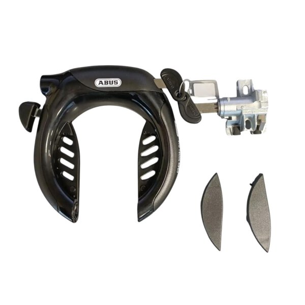 Abus Ringschloss 4960 LHNKR schwarz matt mit Intube-Batterieschloss