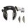 Abus Ringschloss 4960 LHNKR schwarz matt mit Intube-Batterieschloss
