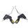 ALHONGA Bremsgriffe Set Schwarz/Silber,22,2mm Lenkerschelle,für V-Brake