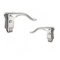 BREMSHEBEL RENNRAD RETRO ALU SILBER PAAR