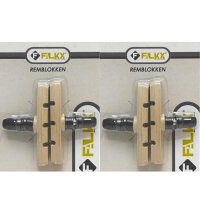2Paar V-Brake Bremsbeläge 70mm,Creme