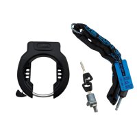 Abus Rahmenschloss 4750 SL + THE LOOK Einsteck Kette+Bosch Intube 2.1 Akku Schloss