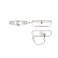 Gepäckträger LED Rücklicht USB Eagle