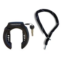 Trelock Rahmenschloss RS351 Schwarz,2Schlüssel +...