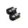 Klapprad Faltpedal Set,Standard 9/16 Gewinde,Reflektor