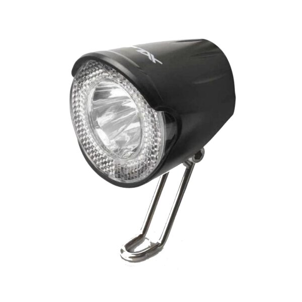 LED-Scheinwerfer 20 Lux mit Nabendynamo,ON/OFF +AUTO+Standlicht