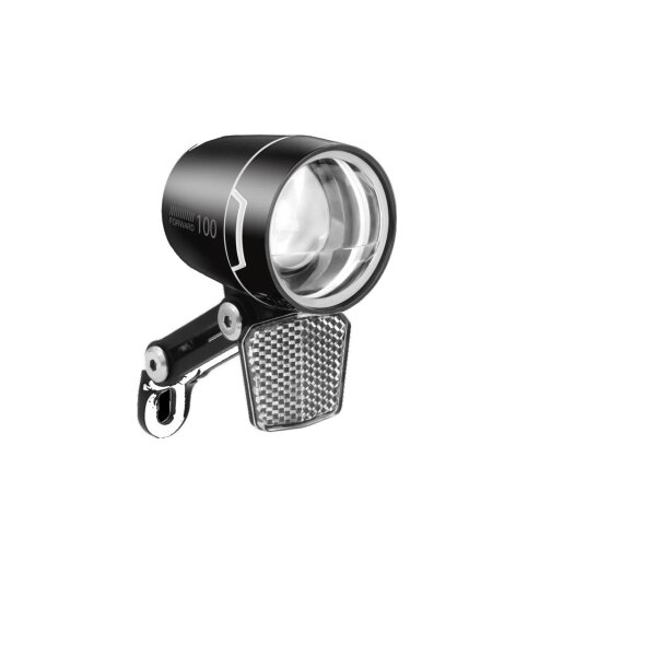 CEVISS LED-Scheinwerfer schwarz, für E-Bike 6V-48V, 100Lux