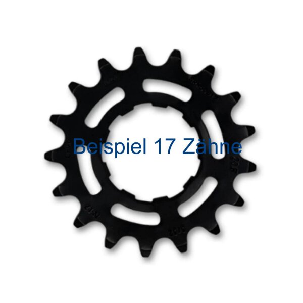 KMC-Ritzel R Enviolo schmales 20T-Hinterradritzel. Chromoly Schwarz 1/2x3/32