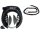 ABUS Rahmenschloss 5850 R  + Steckkette 100x5,5mm Schwarz SET
