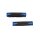 Velo D2Fahrradgriﬀe Länge130mm 2 Komponenten Mischung mit Gel blau-schwarz