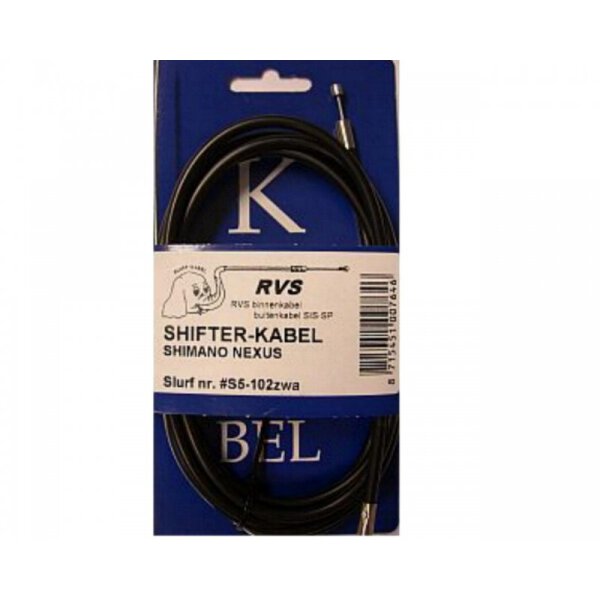 Schaltzug kplt.Innenzug/ Aussenhülle, Endhülsen, Shimano Nexus Drehgriff,SET