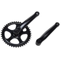 Kurbelset Stahl 42 Zähne,4kant,170mm,3/32,Schwarz