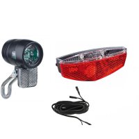 Büchel Shiny ECO Sport-E-Bike 6-48V + Rücklicht +Kabel Set