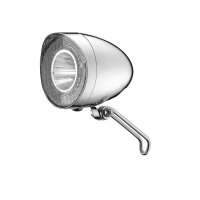Retro OLDSCHOLL,LED-Scheinwerfer 40 LuX Chrom mit...