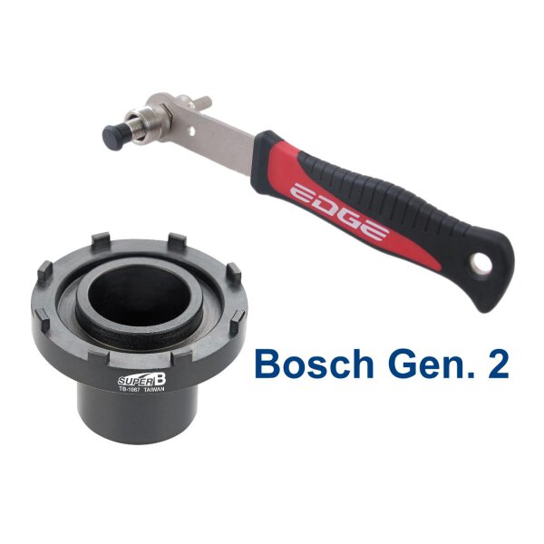 RICO-PARTS E-Bike Verschlussring + Kurbelabzieher  GEN.2 Bosch Active/ Performance Line/ CX