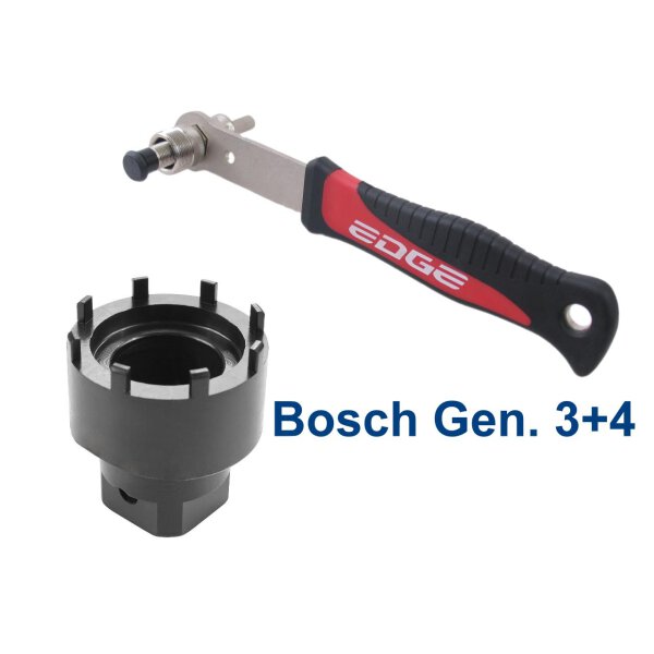 RICO-PARTS E-BikeSpider,Verschlussring+Kurbelabzieher für Bosch GEN.3+4
