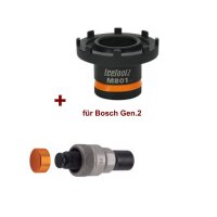 E-Bike Verschlussring + Kurbelabzieher  GEN.2 Bosch Active/ Performance Line/ CX,*ICE TOOLZ PACK