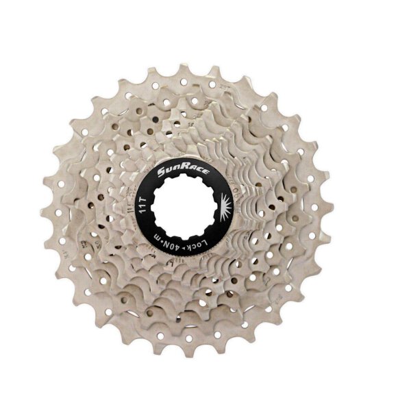 Sun Race 11-32T Kassette Csrs0 10fach-BOX ,Silber,Shimao komp.