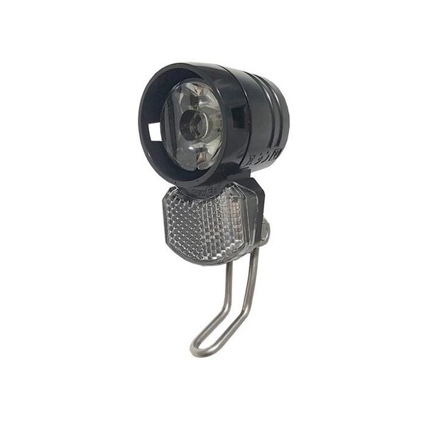 AXA Scheinwerfer Ecoline 15, für Seitenläufer/ Nabendynamo, schwarz, LED