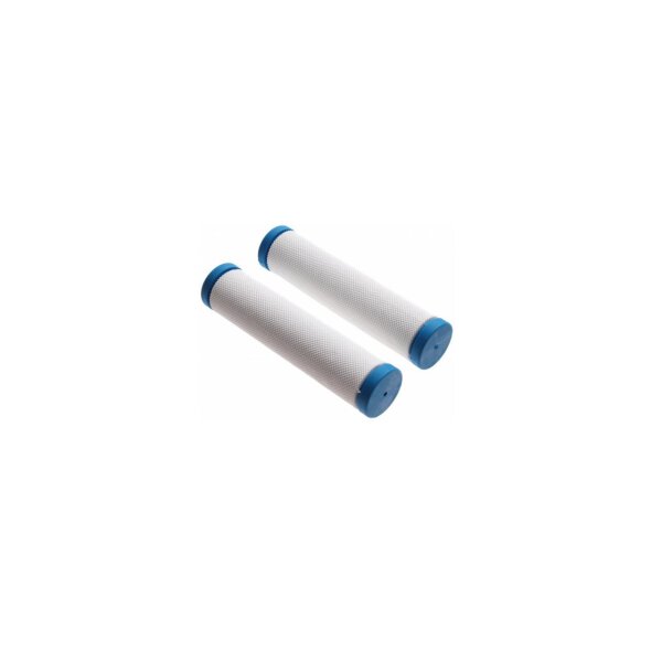 TOPEAK Road Griffe,weiß-blau,130/130mm,Noppenform,BLISTER